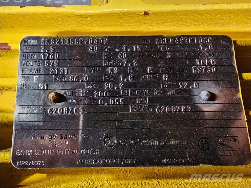  NORTHERN BLOWER 7410 Andre komponenter