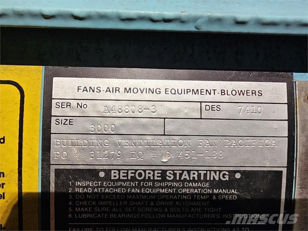  NORTHERN BLOWER 7410 Andre komponenter