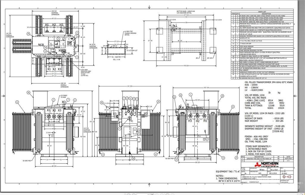  NORTHERN TRANSFORMER Anlegg - Annet