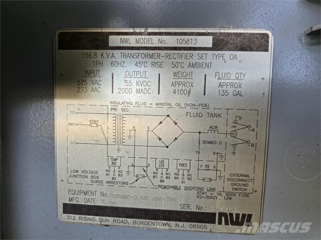  NWL 105813 Anlegg - Annet