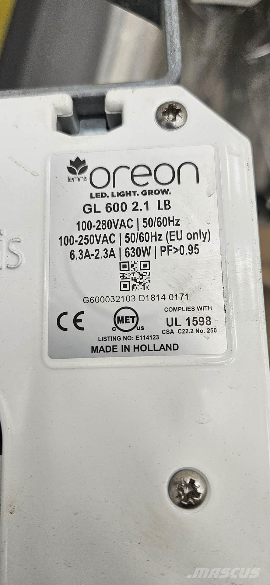  OREON GL600 Andre komponenter