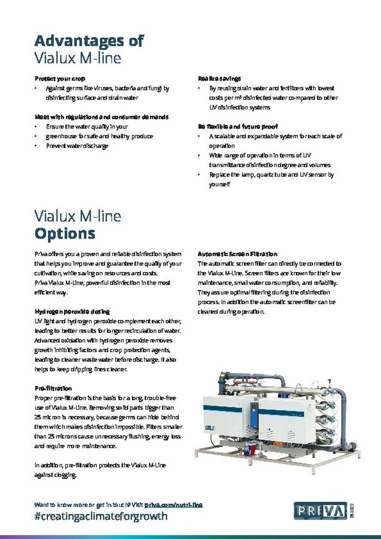  PRIVA Vialux M-line Anlegg - Annet