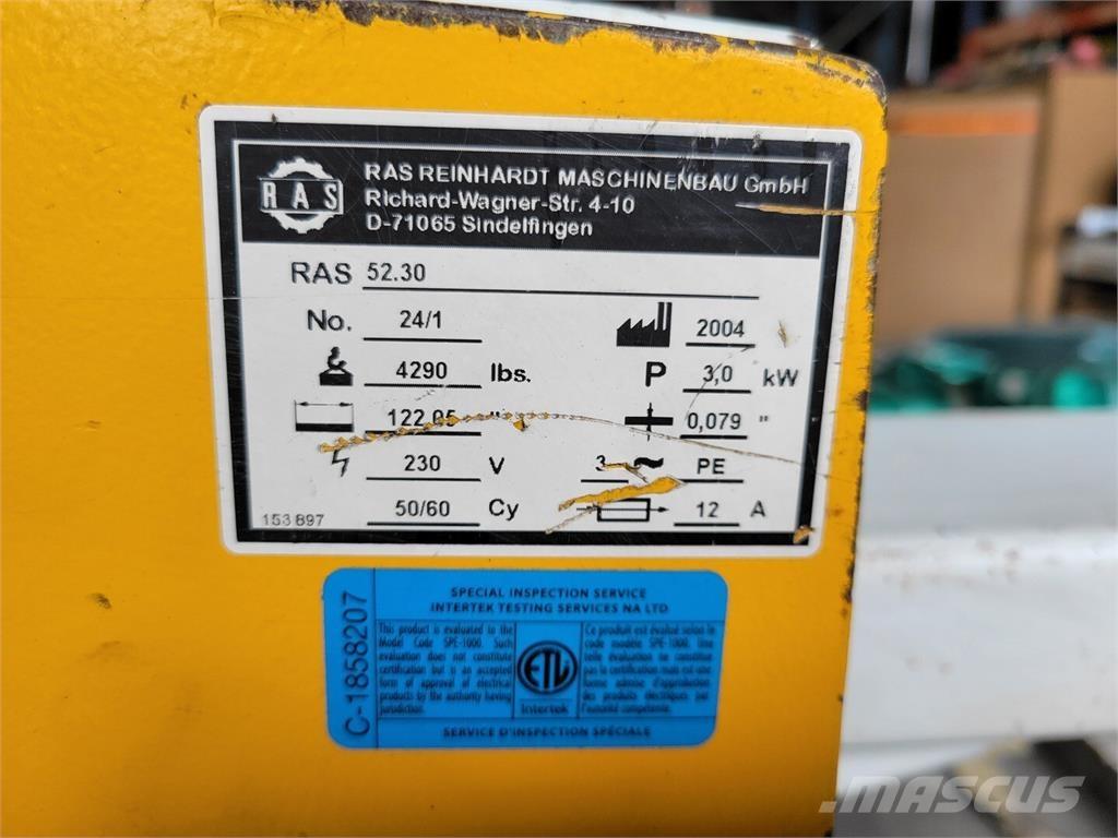  RAS 52.30 Anlegg - Annet