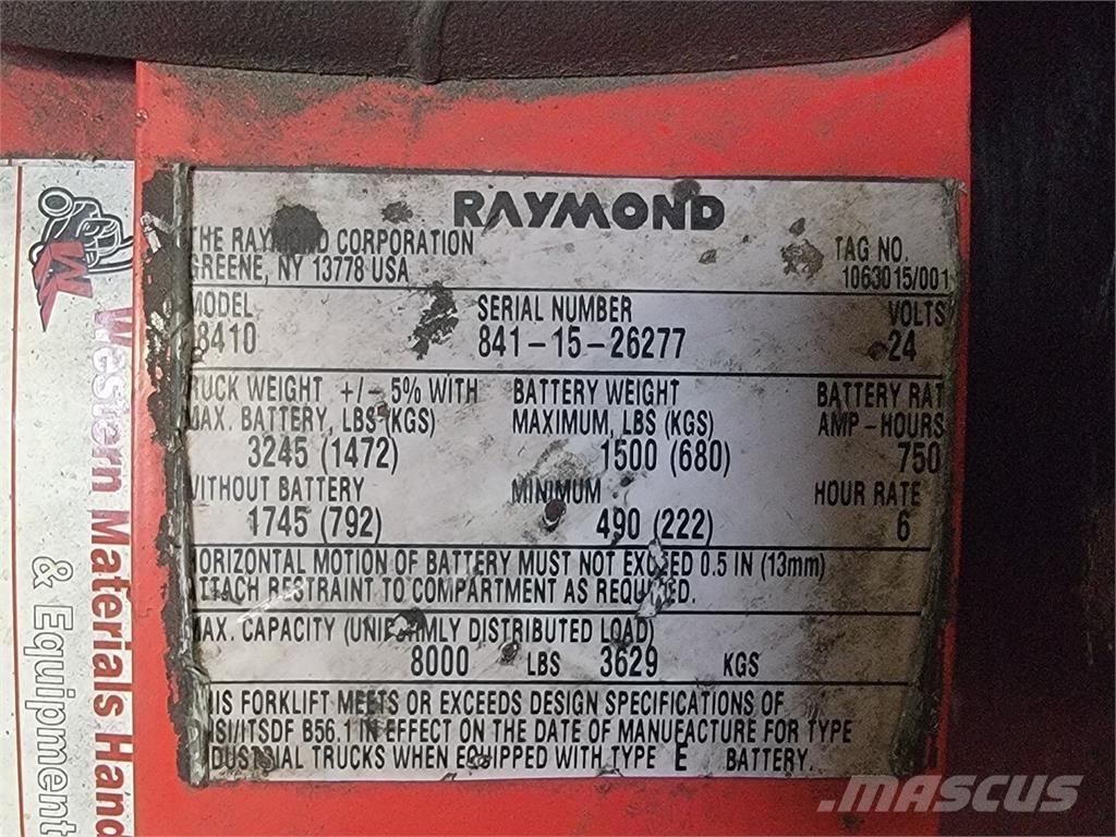 Raymond 8410 Anlegg - Annet