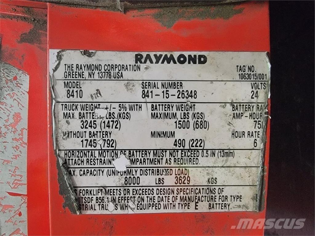 Raymond 8410 Anlegg - Annet