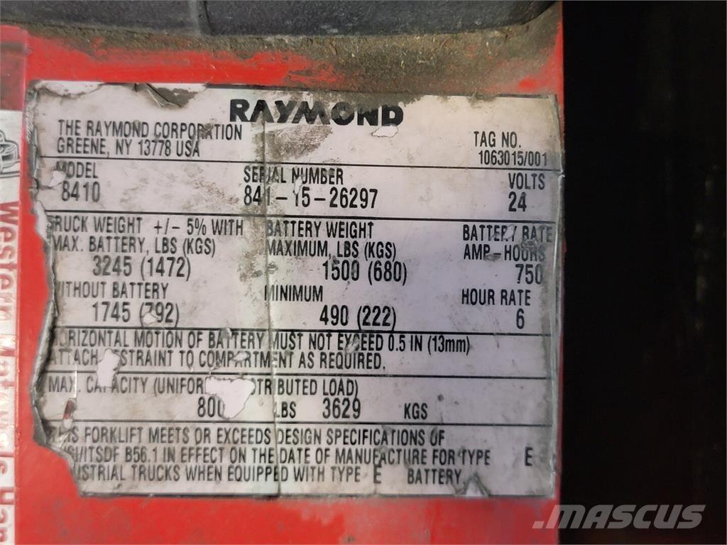 Raymond 8410 Anlegg - Annet