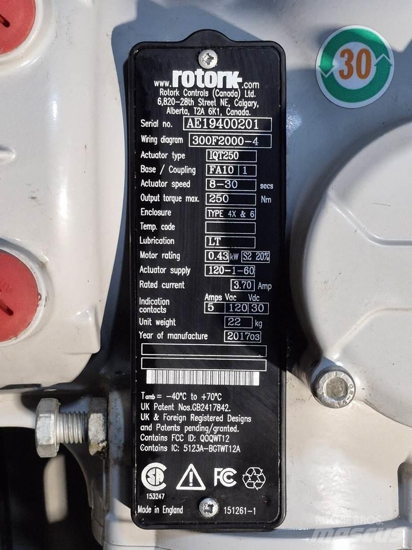  ROTORK IQT250 Anlegg - Annet