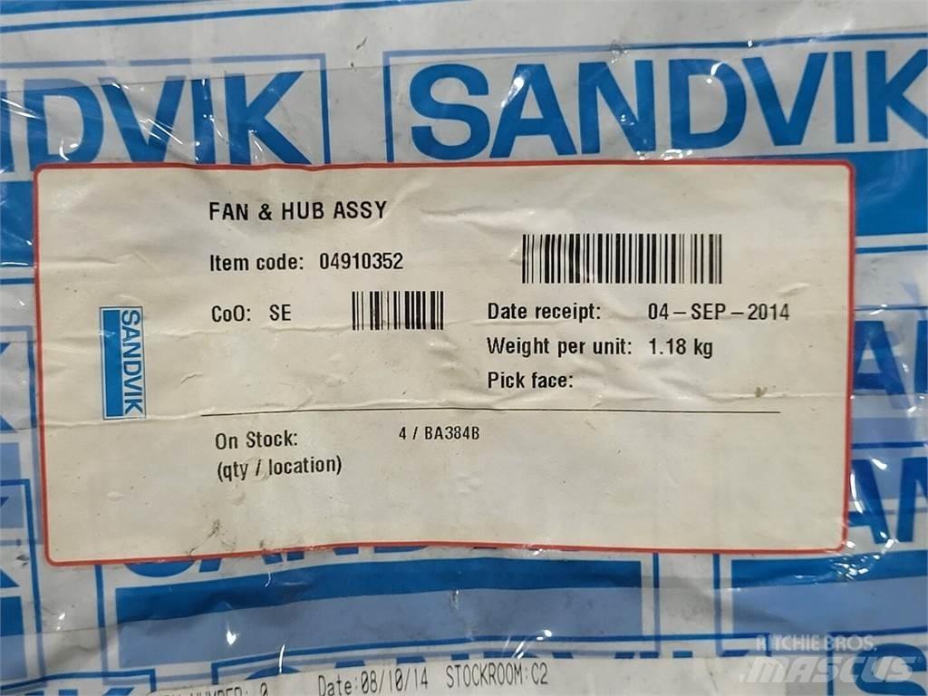 Sandvik 04910352 Andre komponenter