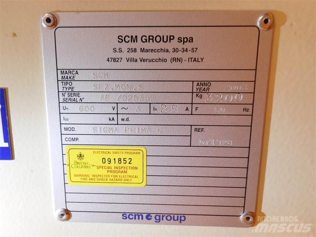  SCM Sigma Prima K Anlegg - Annet