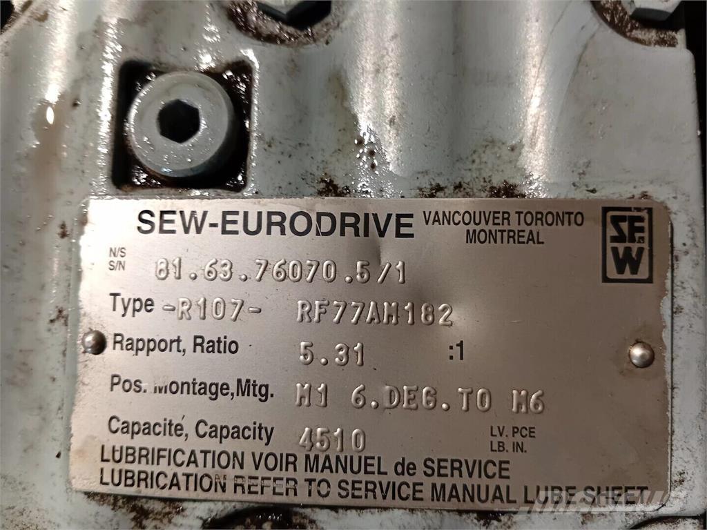  SEW-EURODRIVE R107 Anlegg - Annet