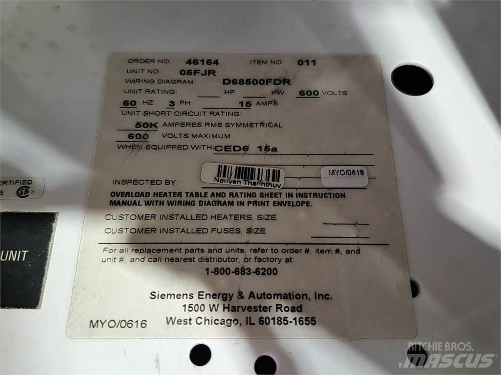 Siemens CED63B015 Anlegg - Annet