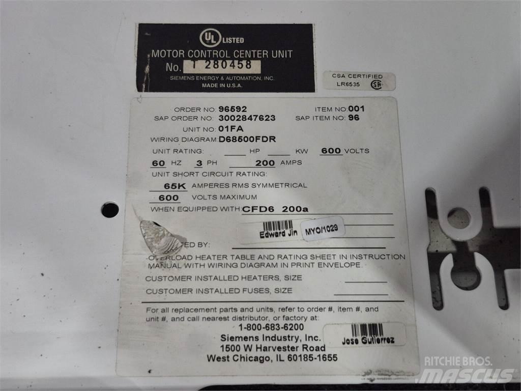Siemens CFD63B200 Anlegg - Annet