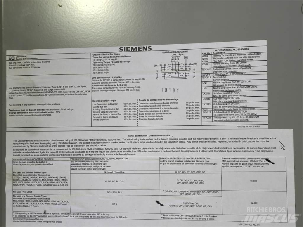Siemens EQ424225 Anlegg - Annet