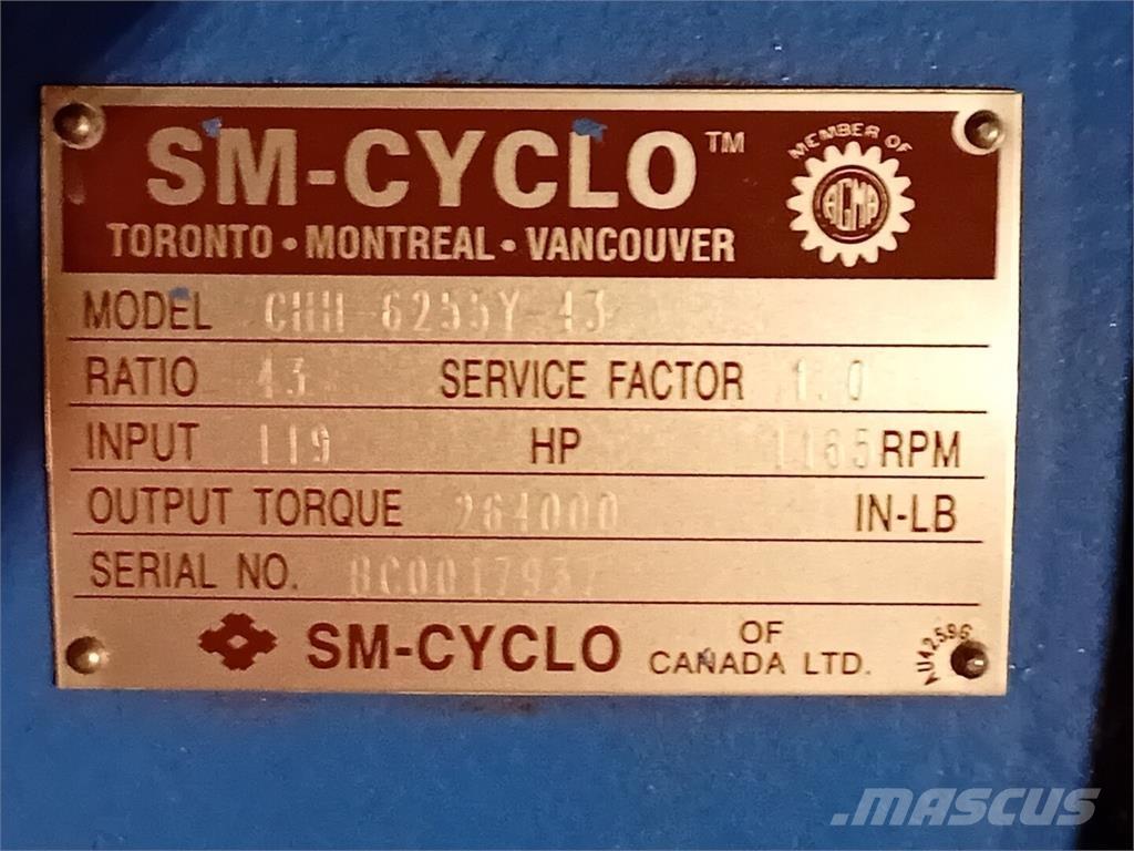  SM-CYCLO CHH-6255Y-43 Anlegg - Annet
