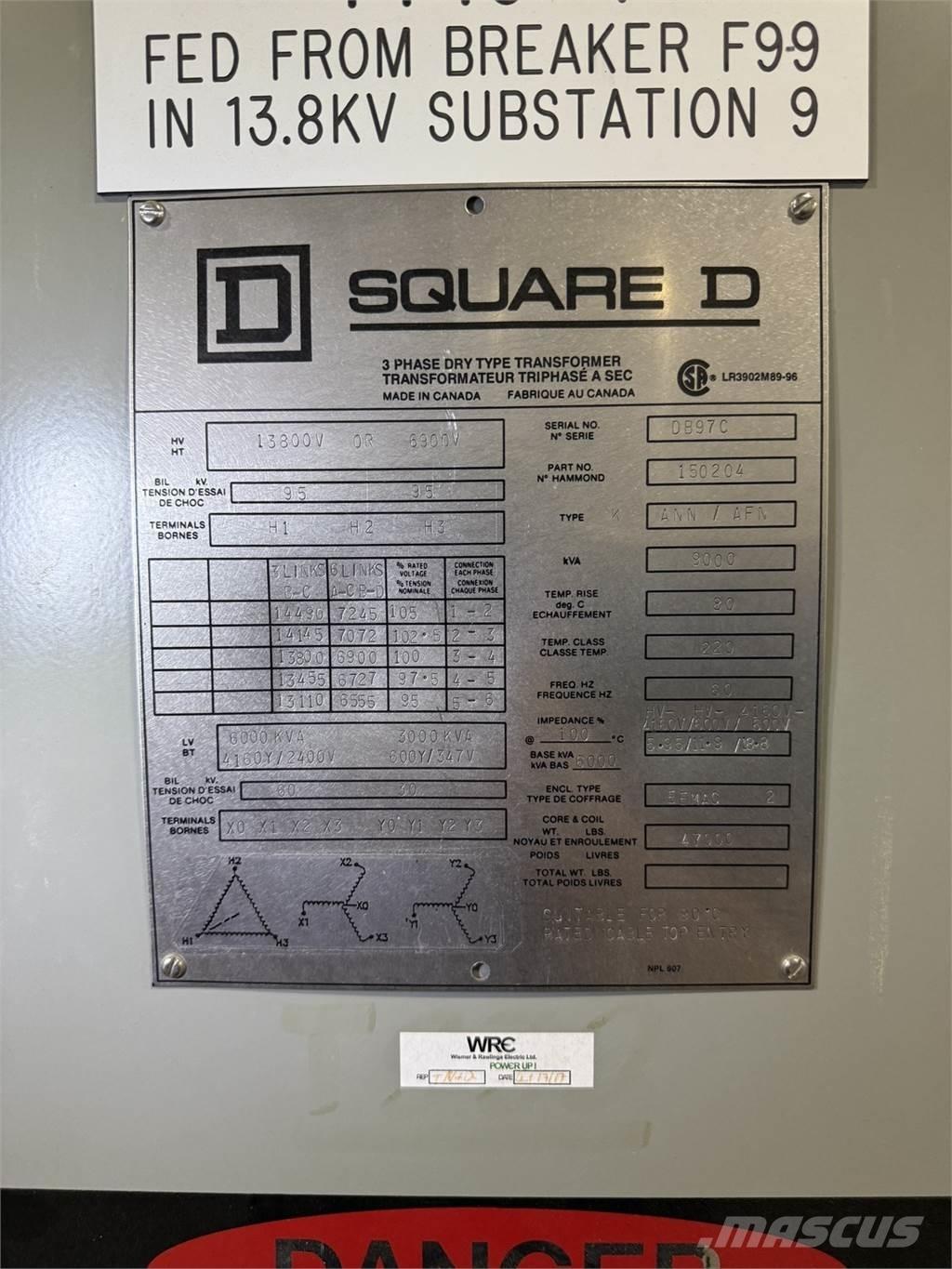  SQUARE D 150204 Anlegg - Annet
