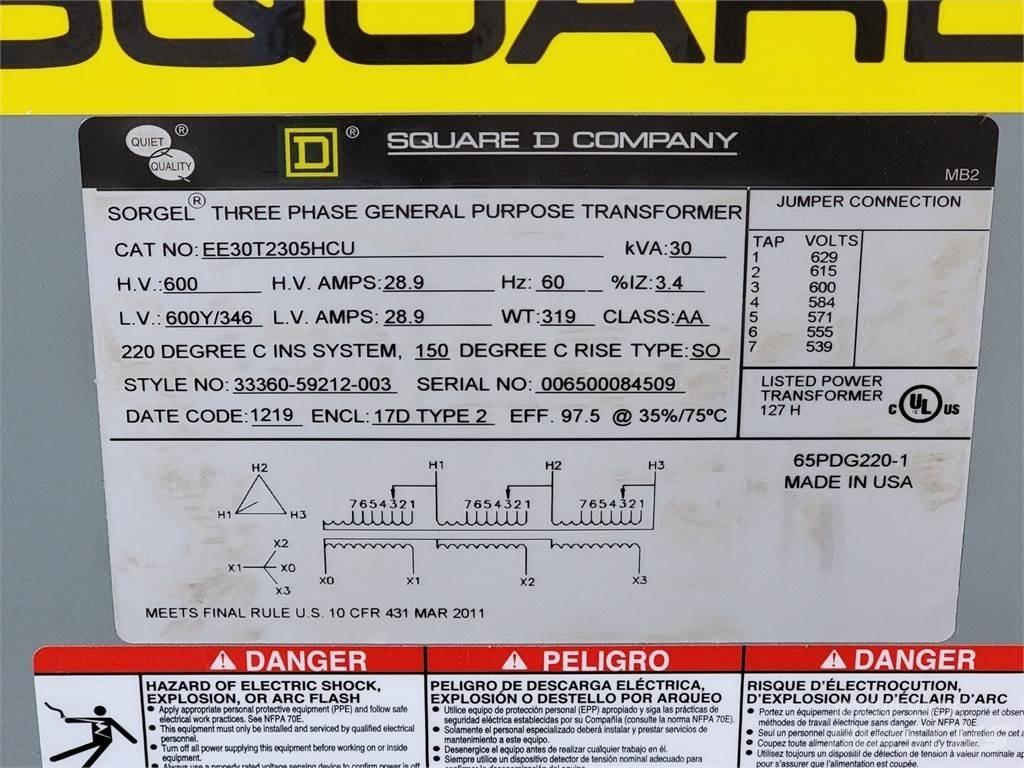  SQUARE D EE30T2305HCU Anlegg - Annet