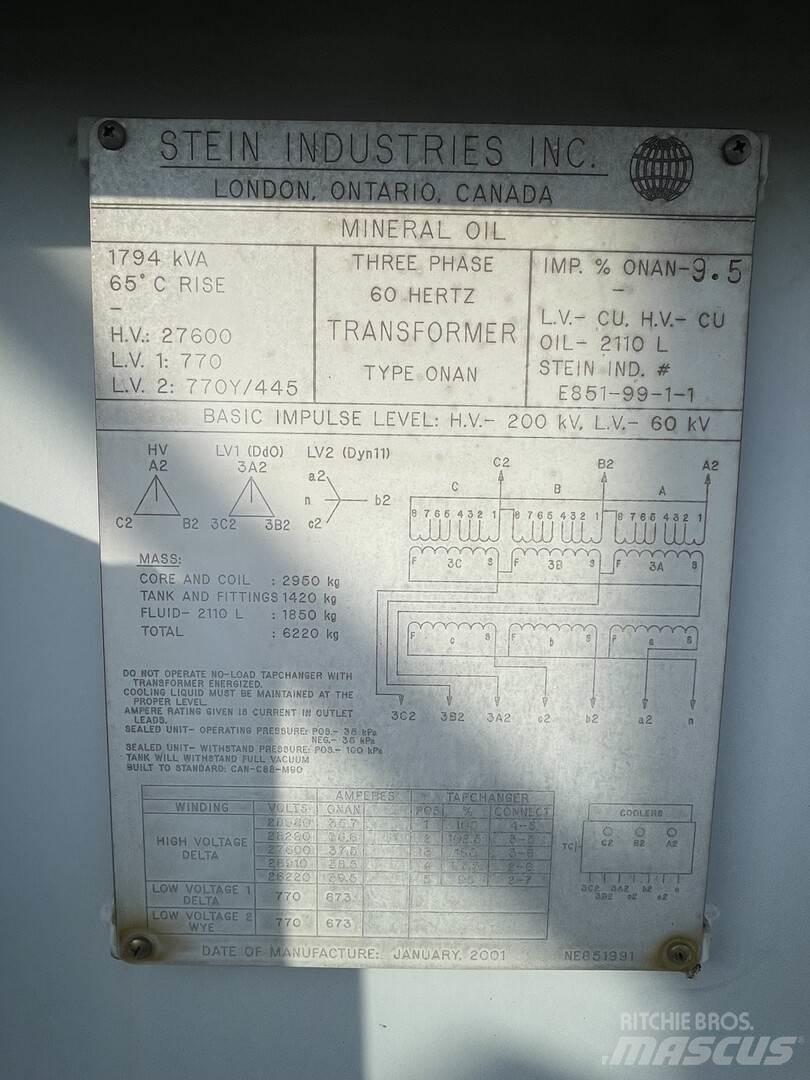  STEIN INDUSTRIES Anlegg - Annet