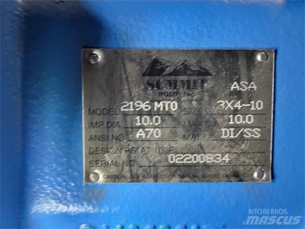  SUMMIT PUMP 2196MTO Borutstyr tilbehør og deler