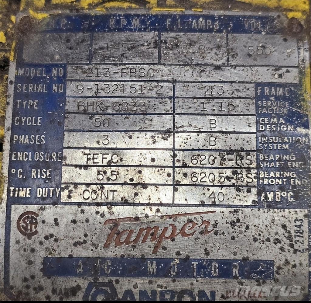  TAMPER Industrielle motorer