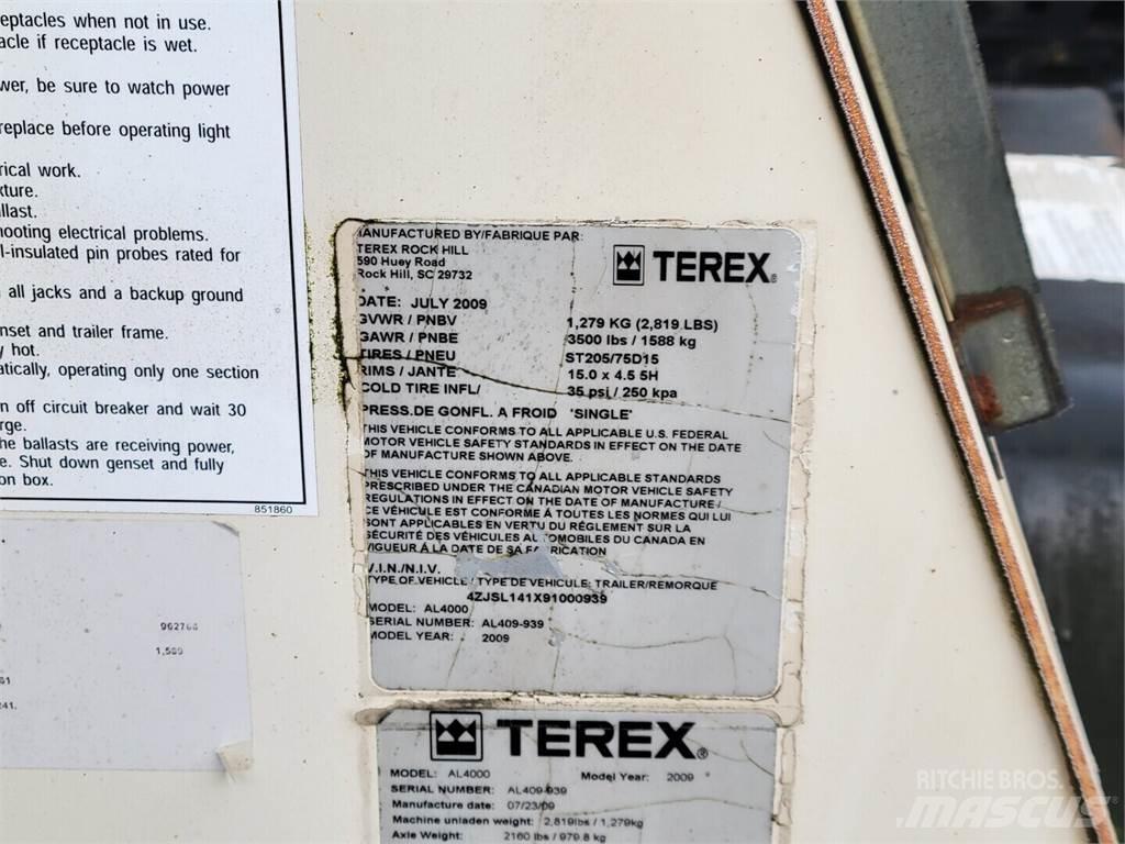 Terex AL4000 Andre komponenter
