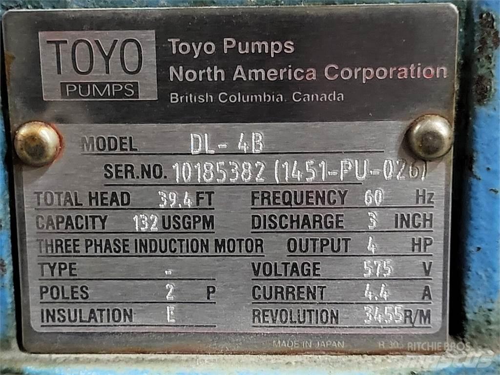 Toyo PUMPS DL-4B Vannpumper