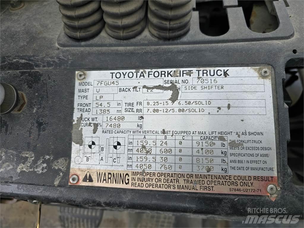 Toyota 7FGU45 Anlegg - Annet