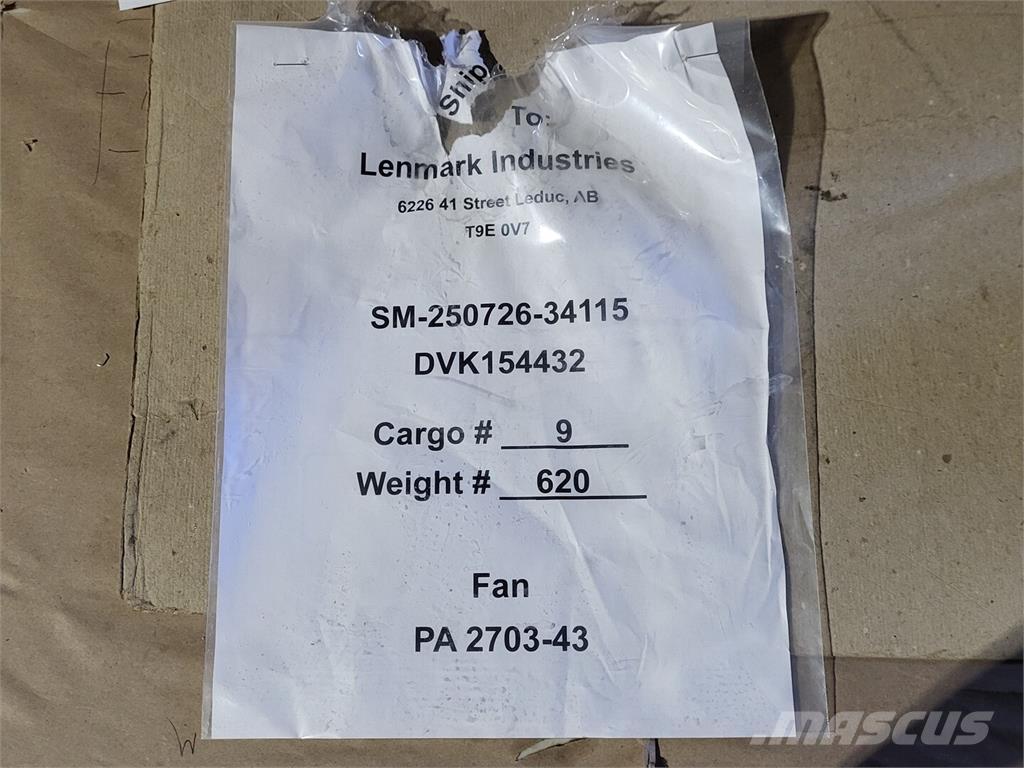  TWIN CITY FAN RBO-SW Andre komponenter