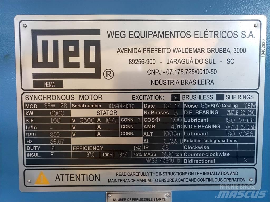  WEG SEW 128 Industrielle motorer