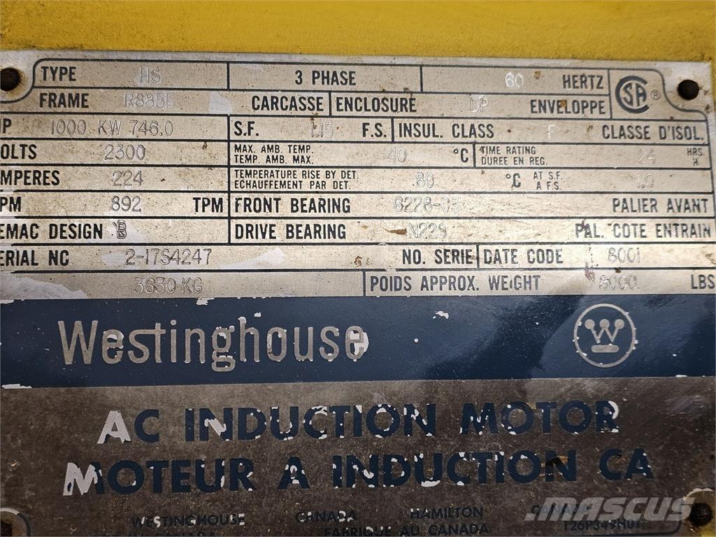 Westinghouse  Industrielle motorer