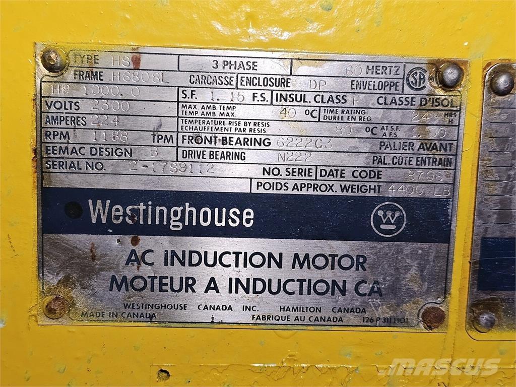 Westinghouse  Industrielle motorer