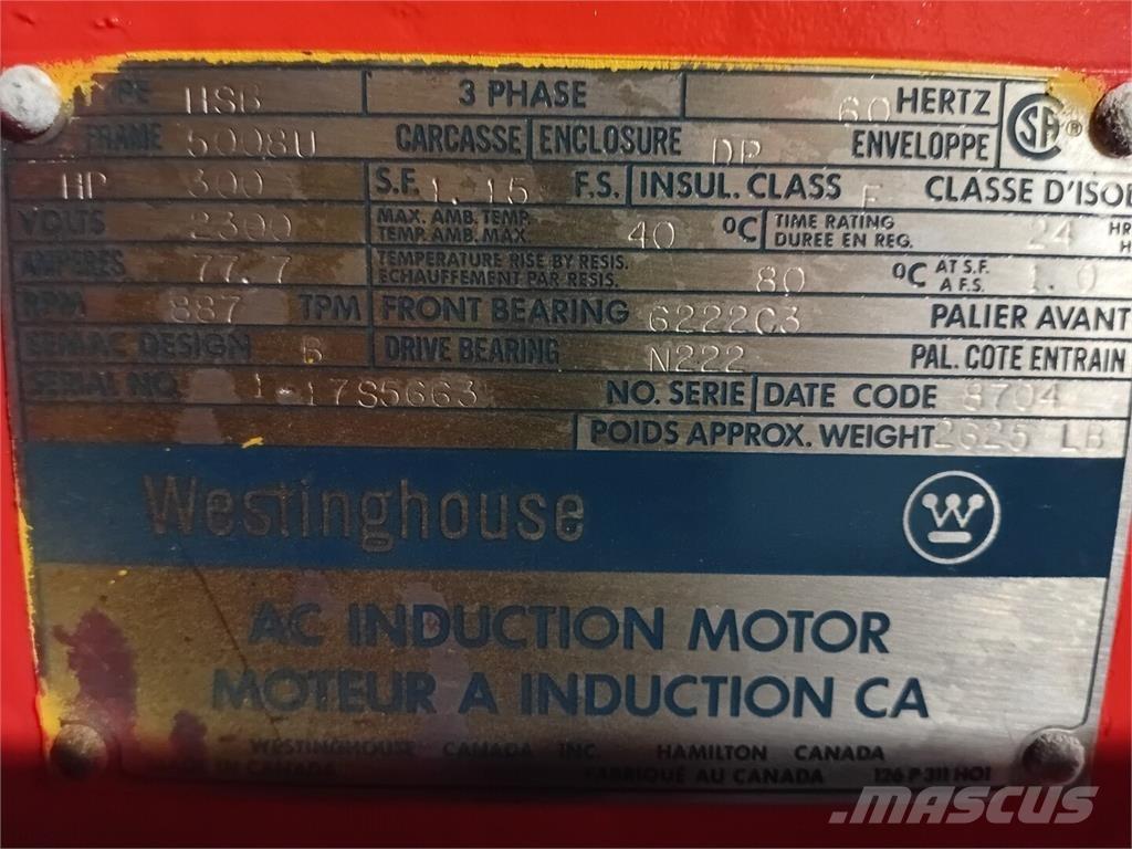 Westinghouse HSB Industrielle motorer