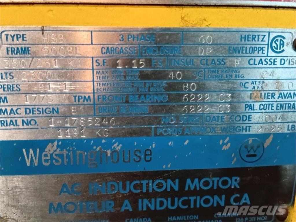 Westinghouse HSB Industrielle motorer