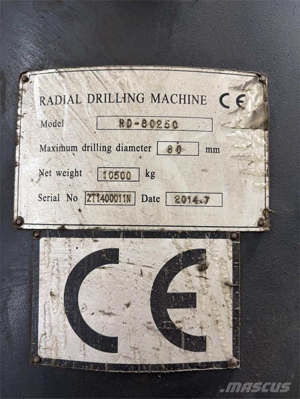  ZJ RD-80250 Andre komponenter