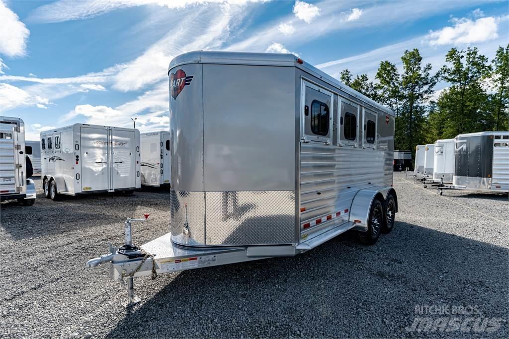 HART S3HB Dyretransport tilhenger