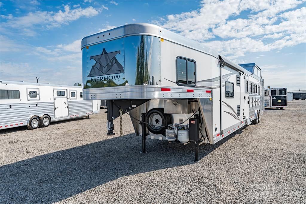 Merhow 8514 DA Dyretransport semi-trailer