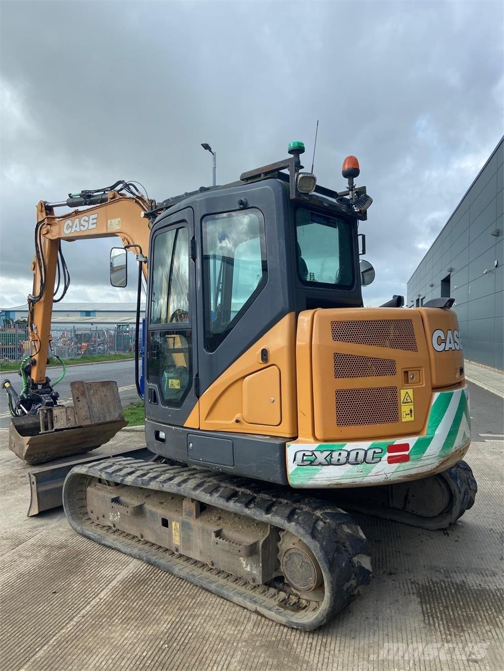 CASE Cx80c Beltegraver
