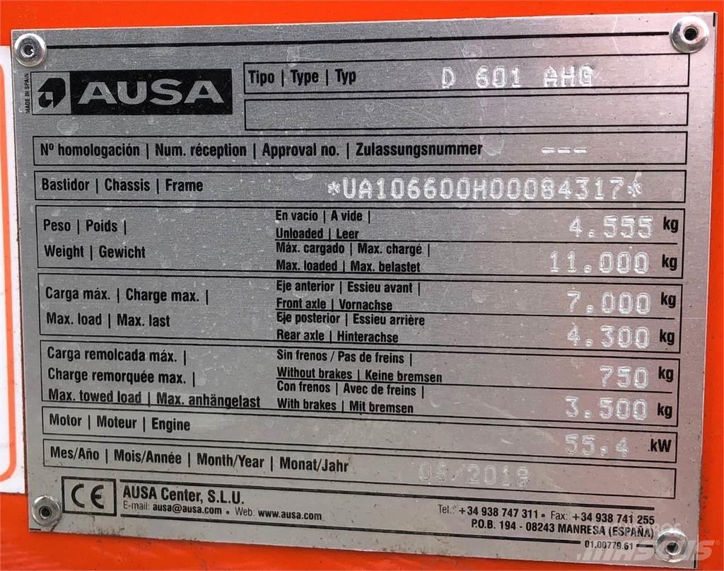Ausa D601AHG Mini dumpere