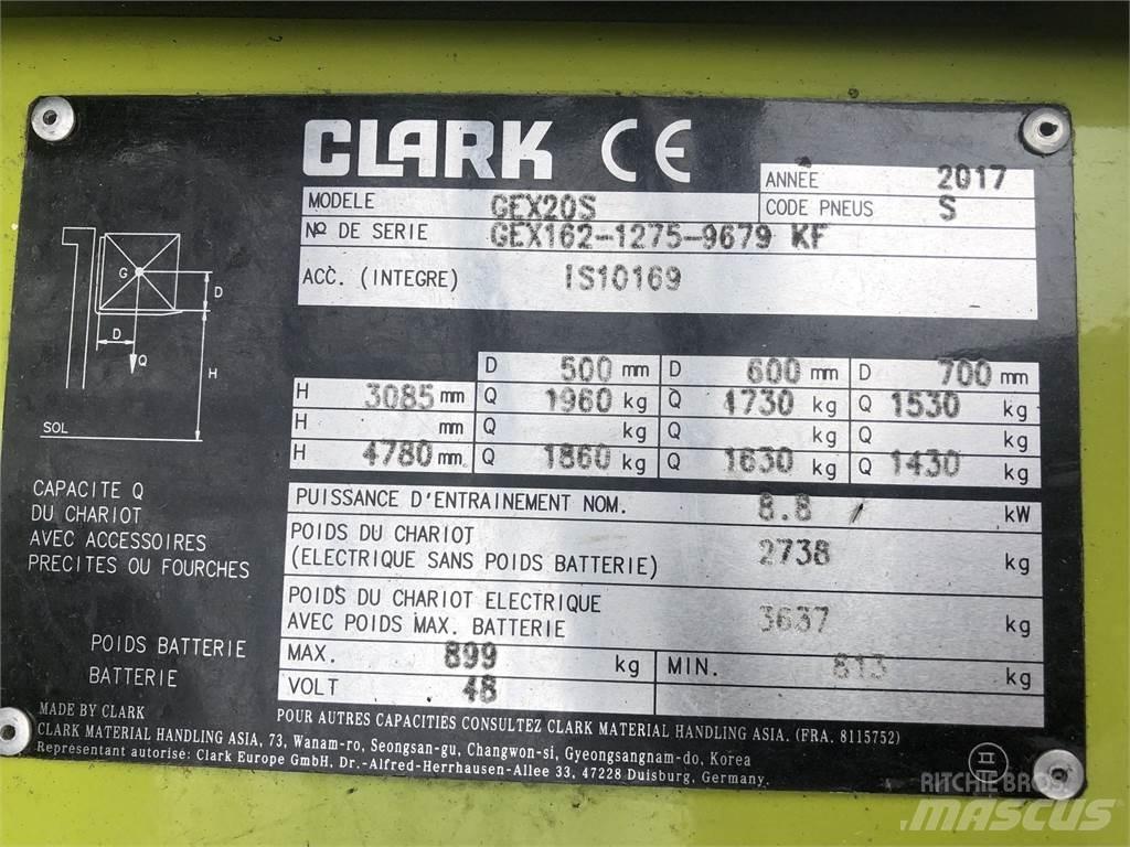 Clark GEX20S Gaffeltrucker - Annet