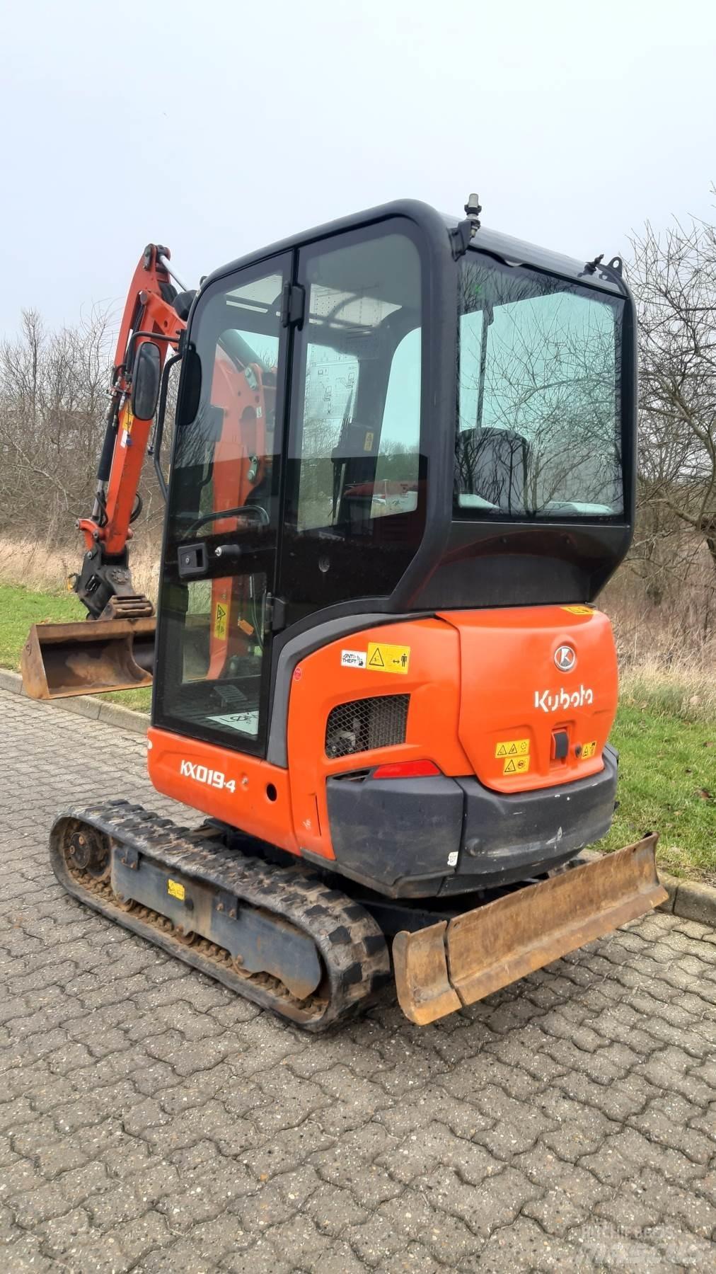 Kubota KX019-4 Minigravere <7t