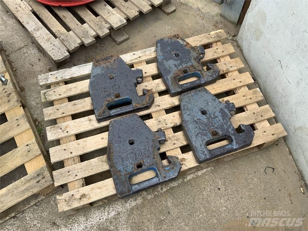  4 x Ford Weights Landbruk - Annet
