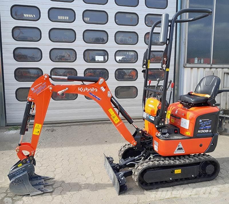 Kubota K 008-5 VHG Minigravere <7t