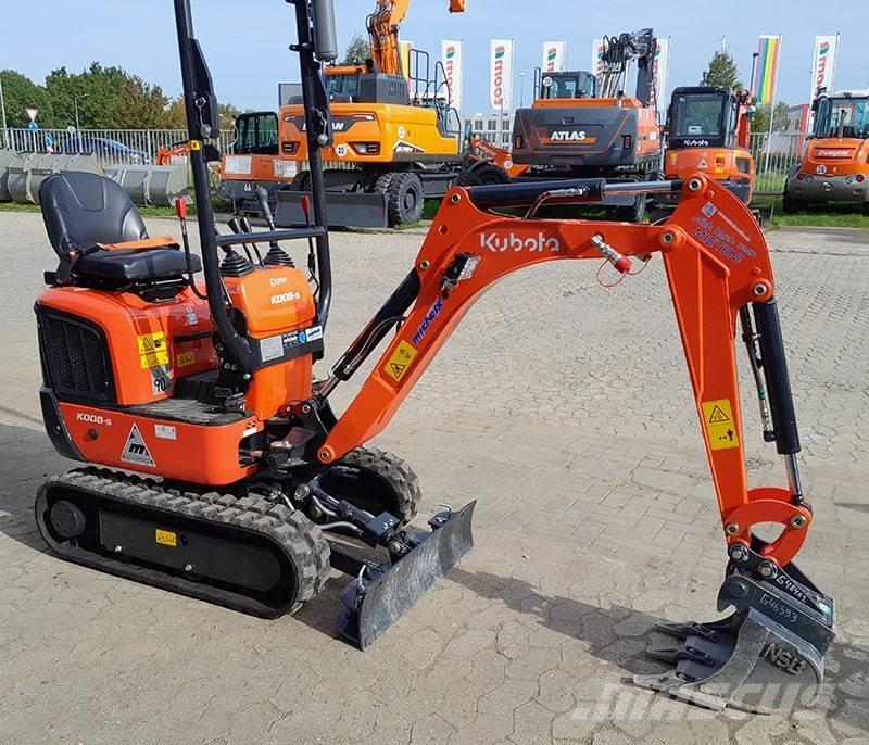 Kubota K 008-5 VHG Minigravere <7t