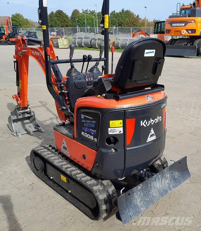 Kubota K 008-5 VHG Minigravere <7t