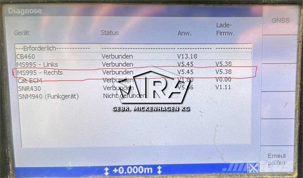 Trimble MS995 Anlegg - Annet