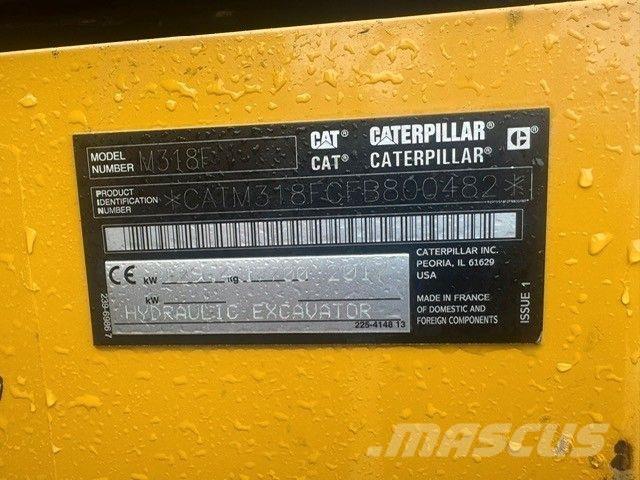 CAT M318F Hjulgravere