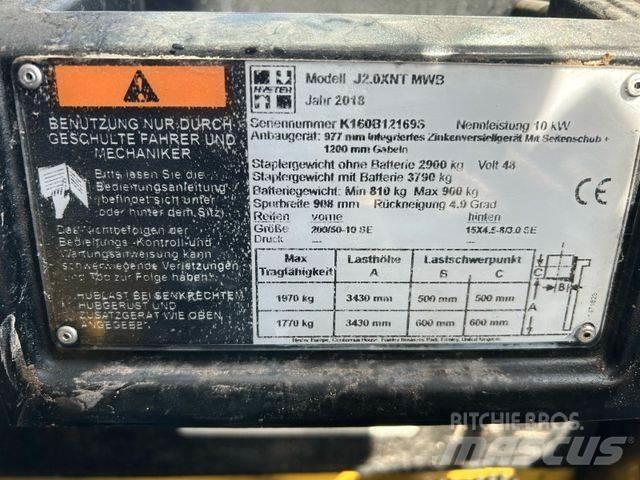 Hyster J2.0XNT MWB Elektriske trucker