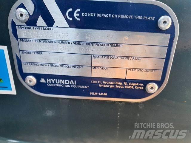 Hyundai HX140LC Beltegraver