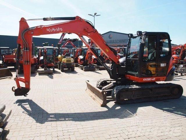 Kubota KX080-4a Minigravere <7t