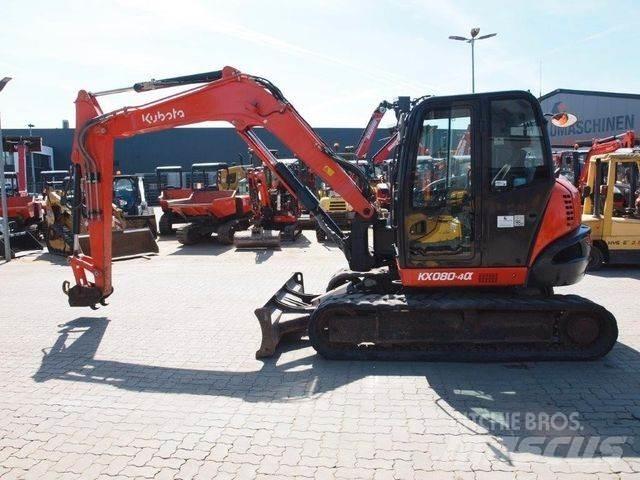 Kubota KX080-4a Minigravere <7t