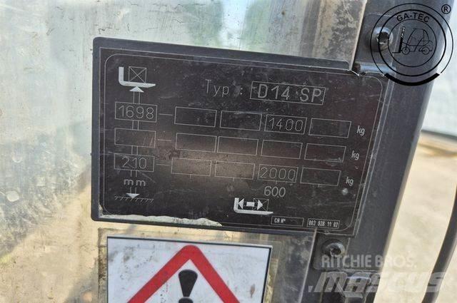 Linde D14SP-133-01 Høytløftende plukketruck